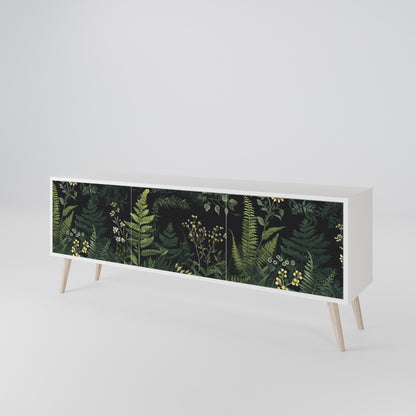 FERN FLOWERS 3-Door TV Cabinet