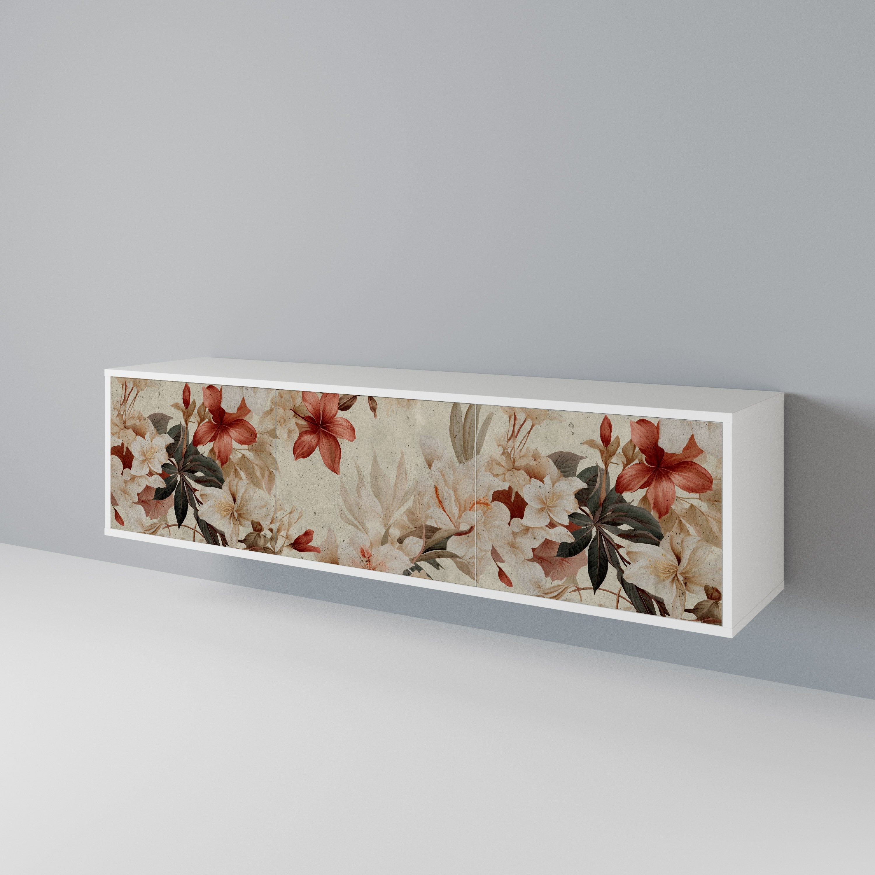 PETAL HARMONY 3-Door TV Cabinet