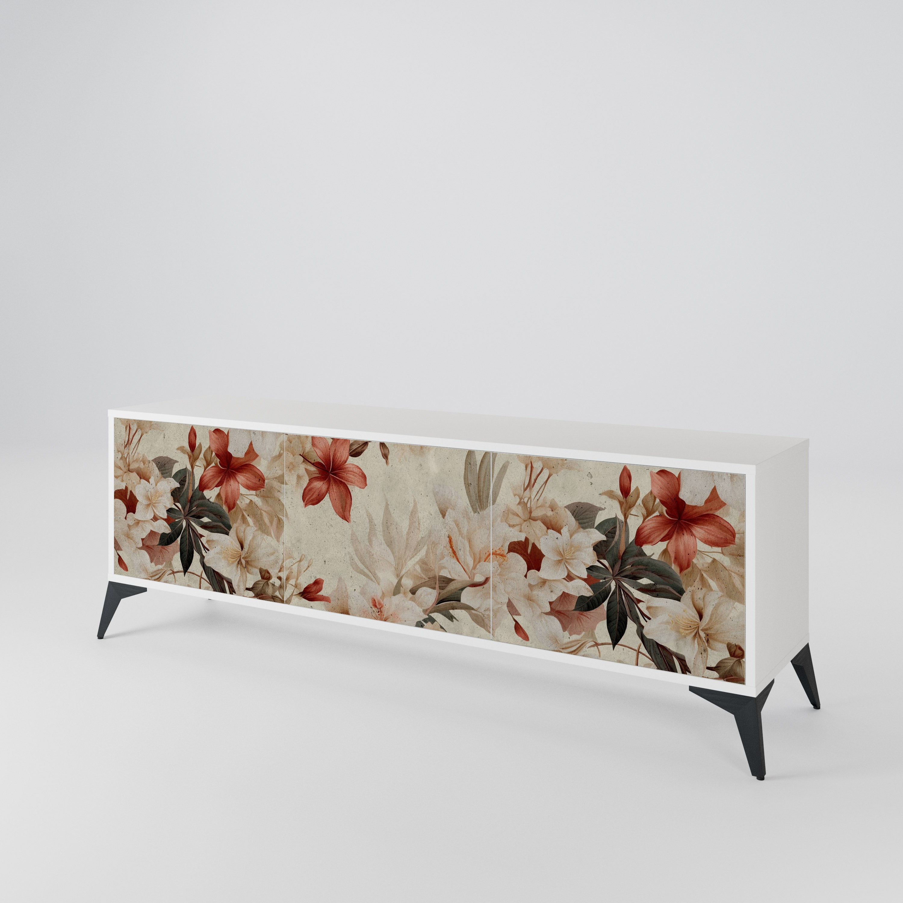 PETAL HARMONY 3-Door TV Cabinet
