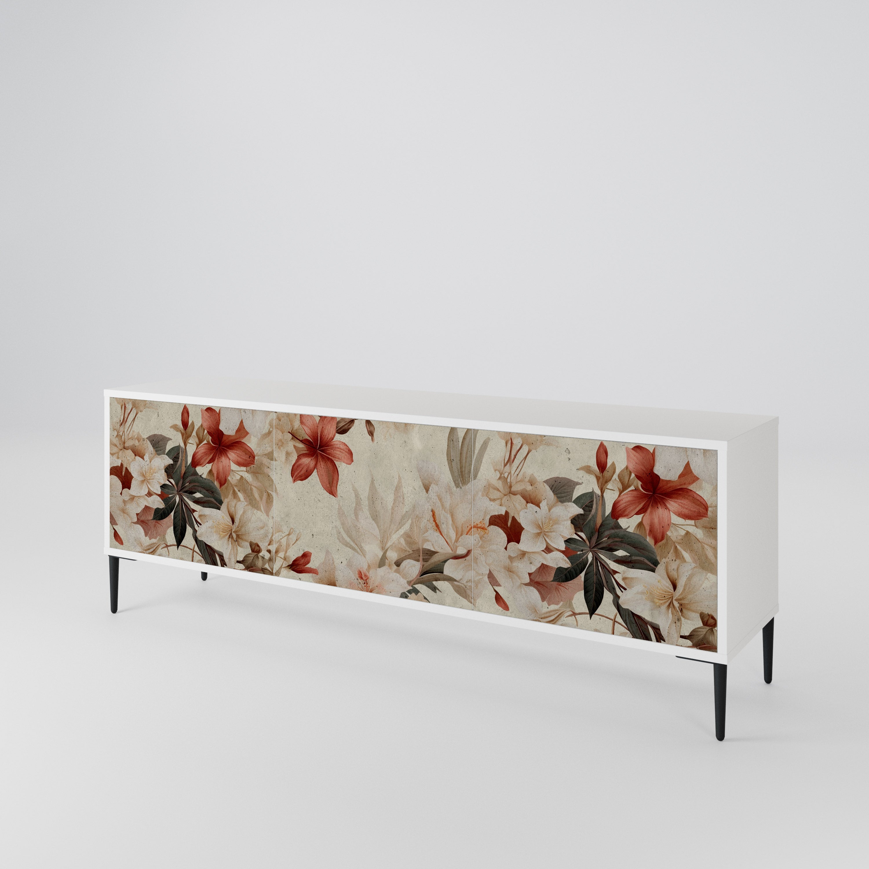 PETAL HARMONY 3-Door TV Cabinet