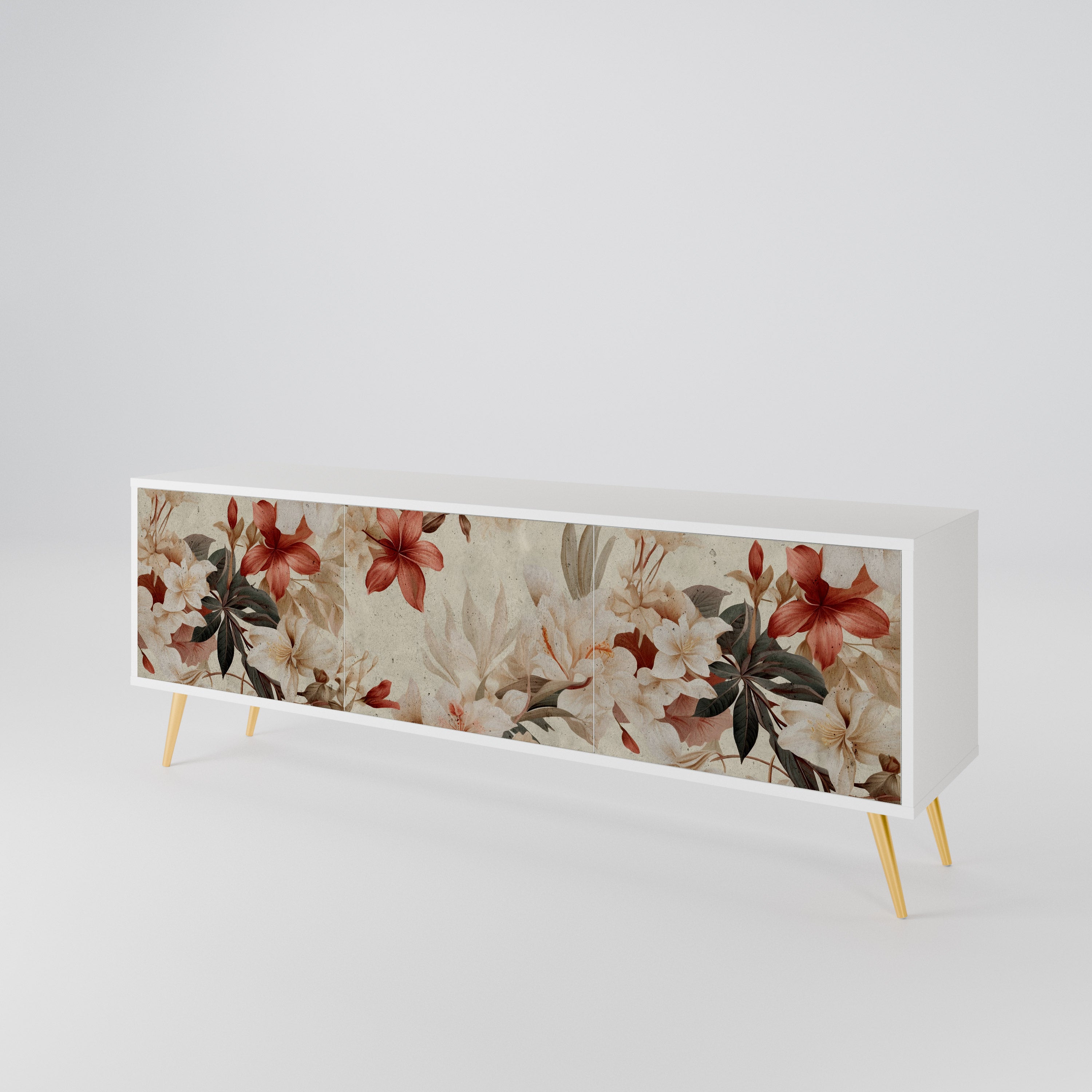 PETAL HARMONY 3-Door TV Cabinet