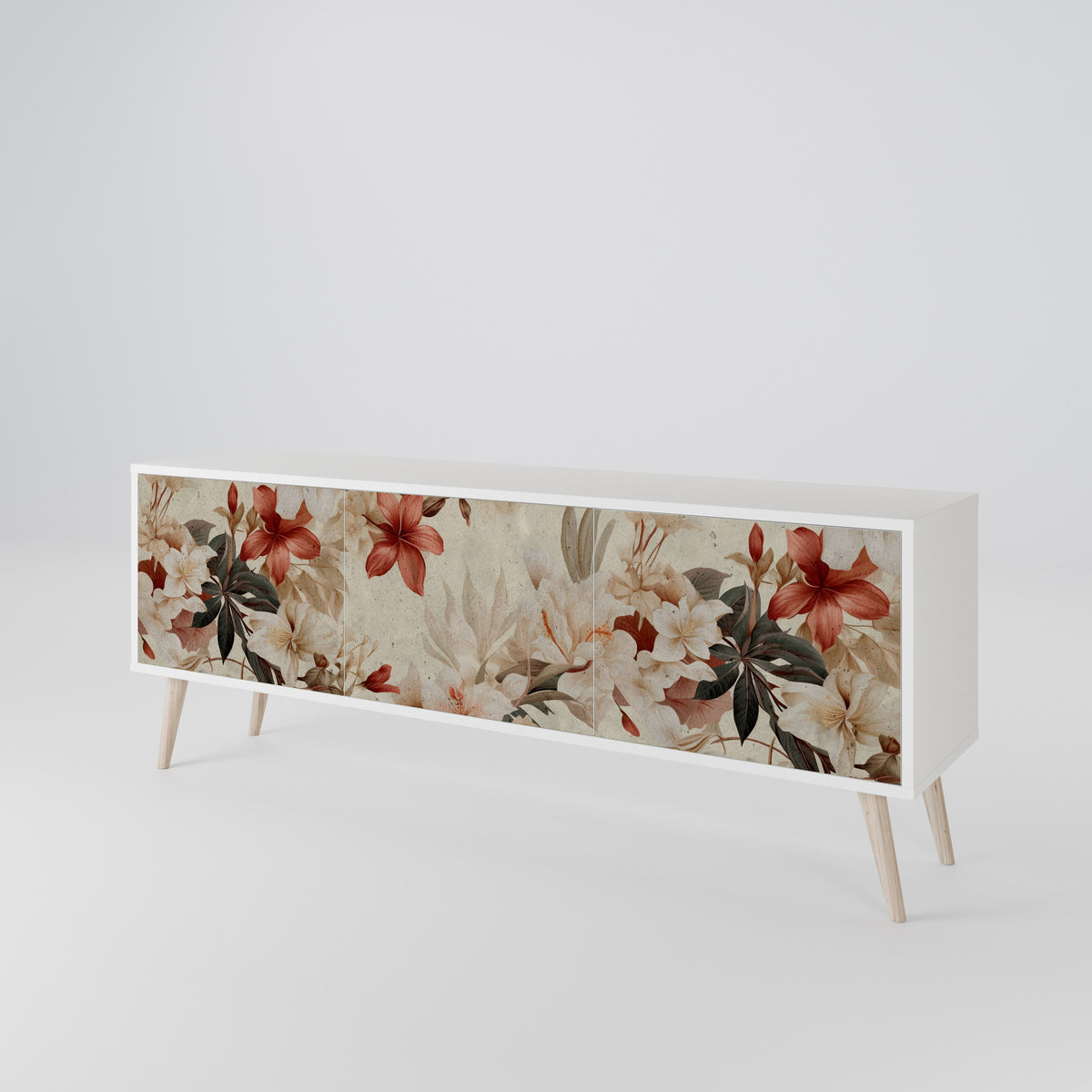 PETAL HARMONY 3-Door TV Cabinet