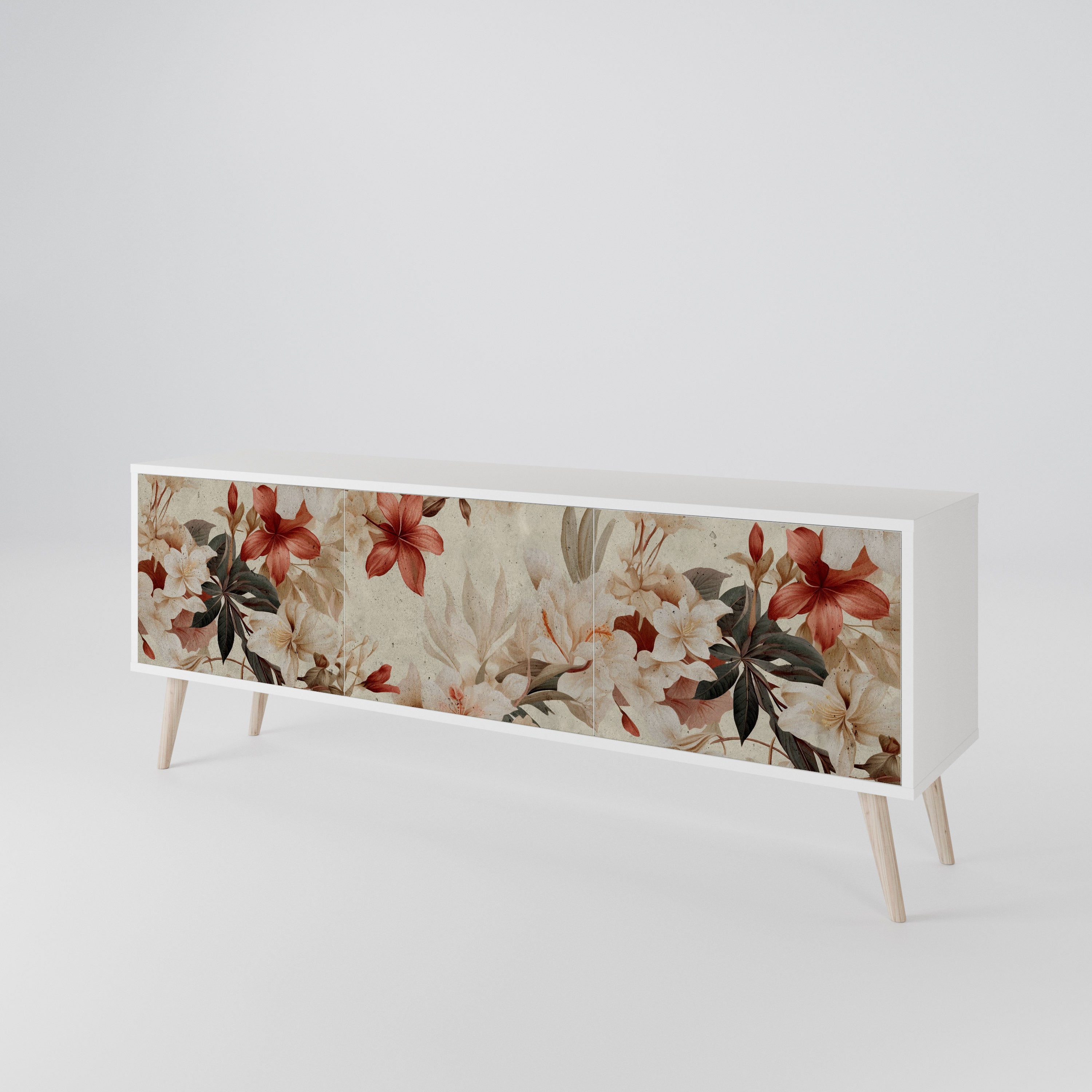 PETAL HARMONY 3-Door TV Cabinet