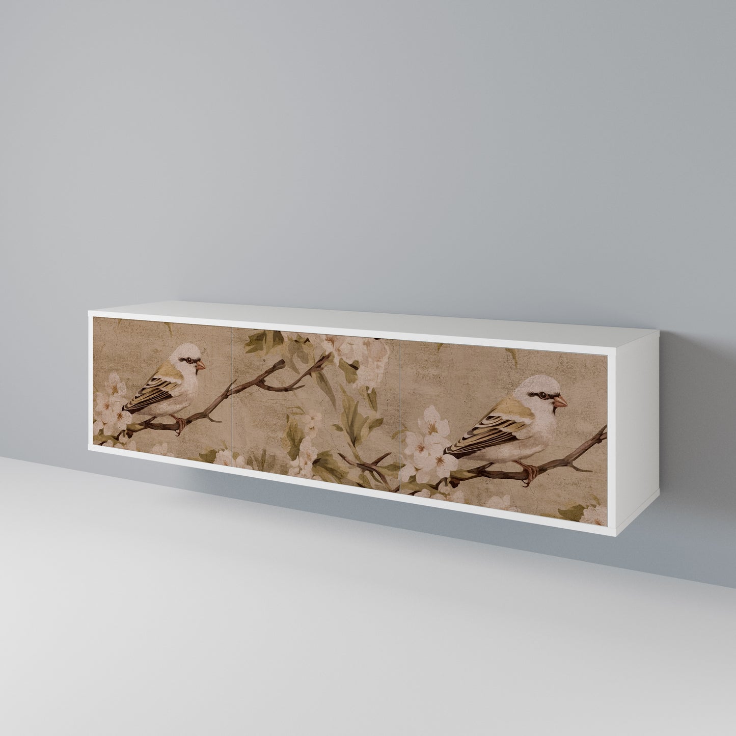 PETAL DISTINGUISH 3-Door TV Cabinet