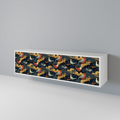 FOWLY DAZE 3-Door TV Cabinet
