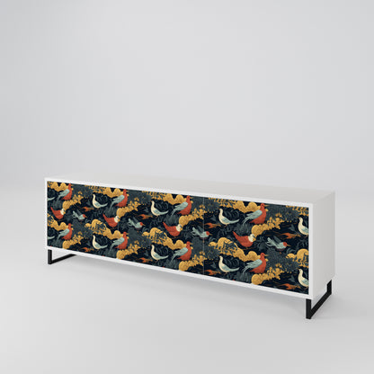 FOWLY DAZE 3-Door TV Cabinet