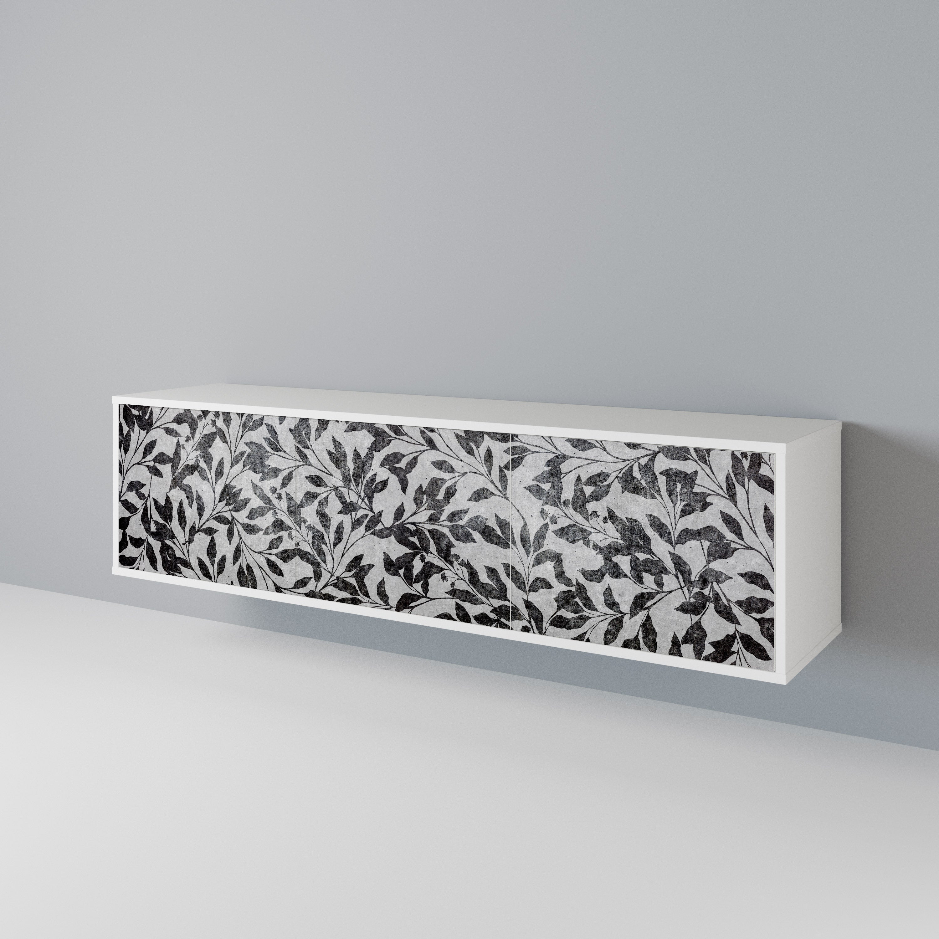 CHARCOAL SPROUT 3-Door TV Cabinet
