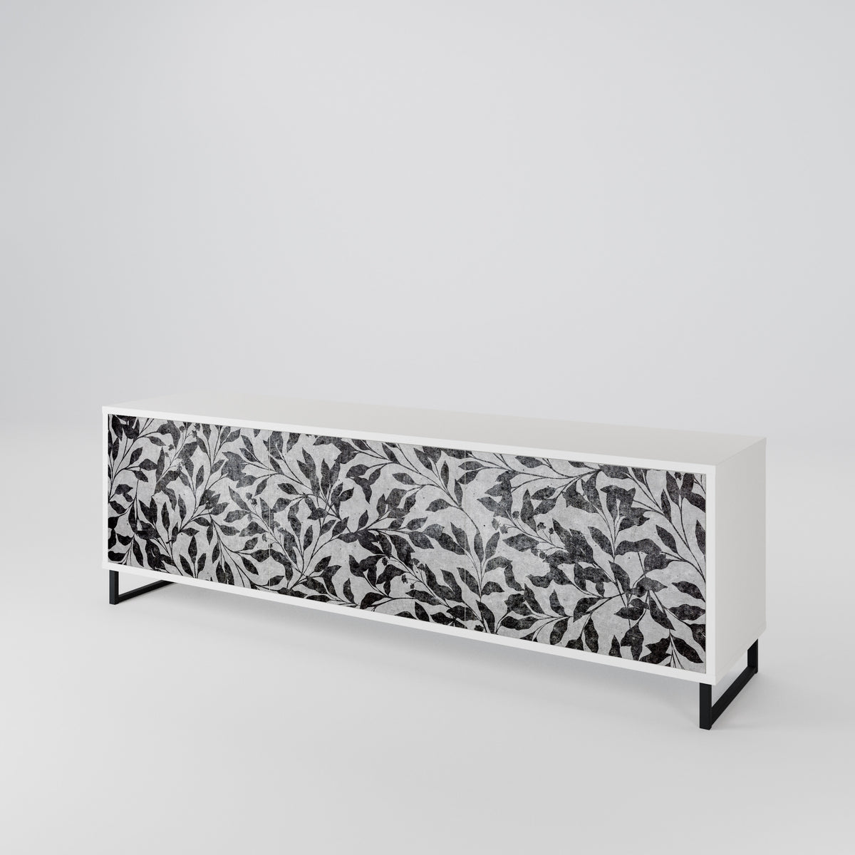 CHARCOAL SPROUT 3-Door TV Cabinet