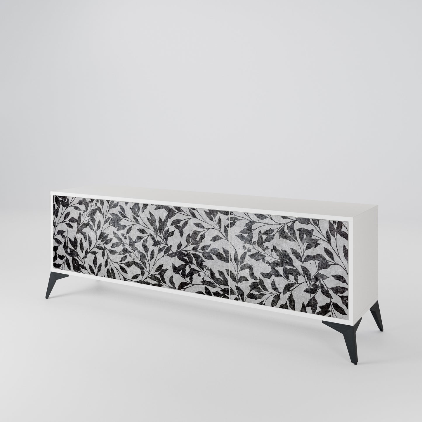 CHARCOAL SPROUT 3-Door TV Cabinet