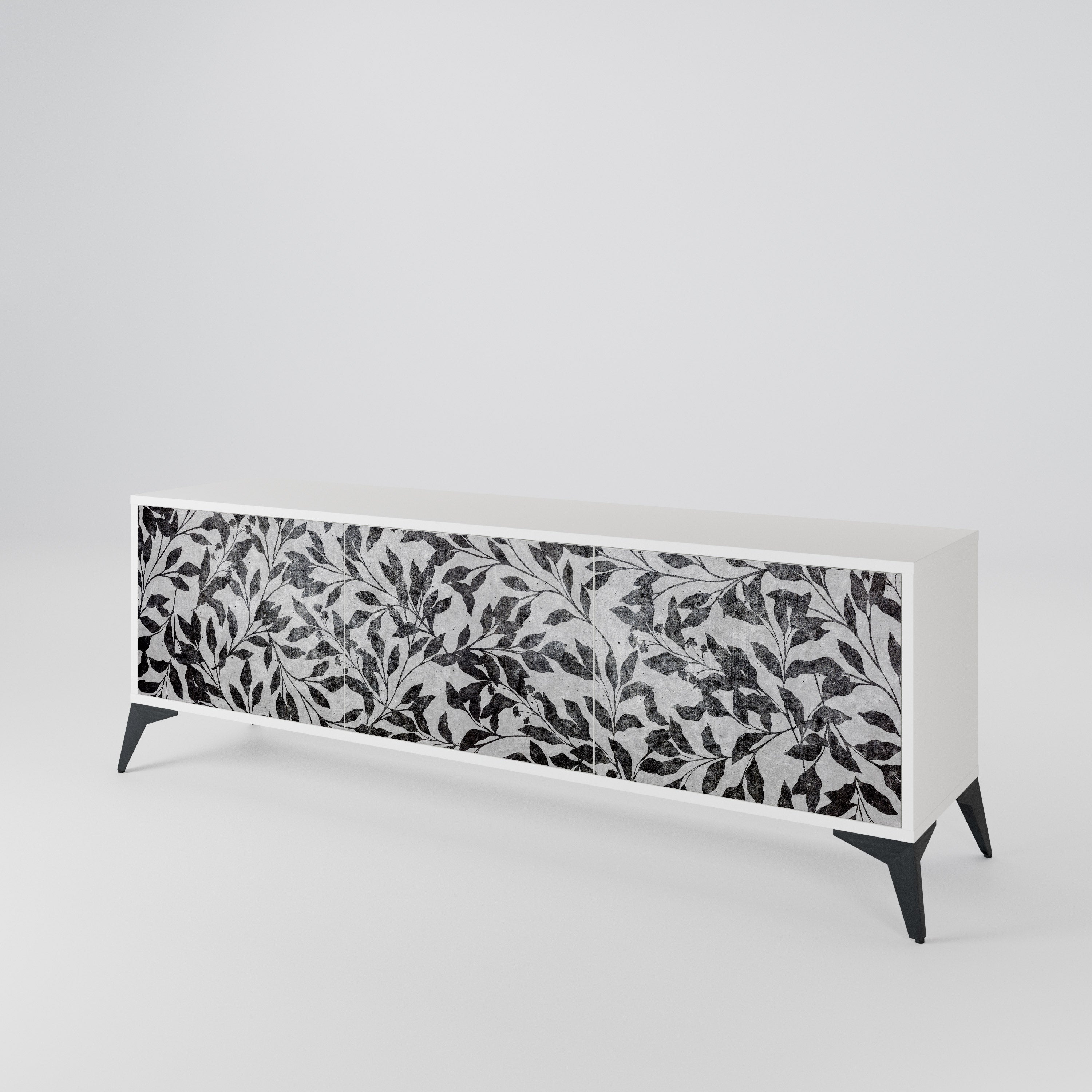 CHARCOAL SPROUT 3-Door TV Cabinet
