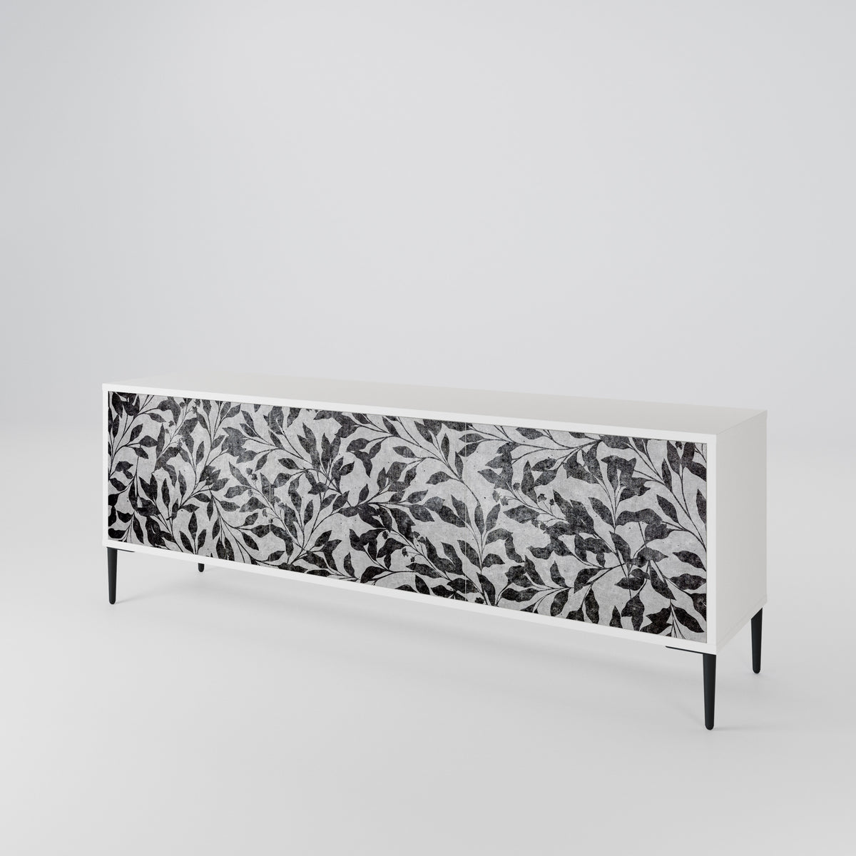 CHARCOAL SPROUT 3-Door TV Cabinet