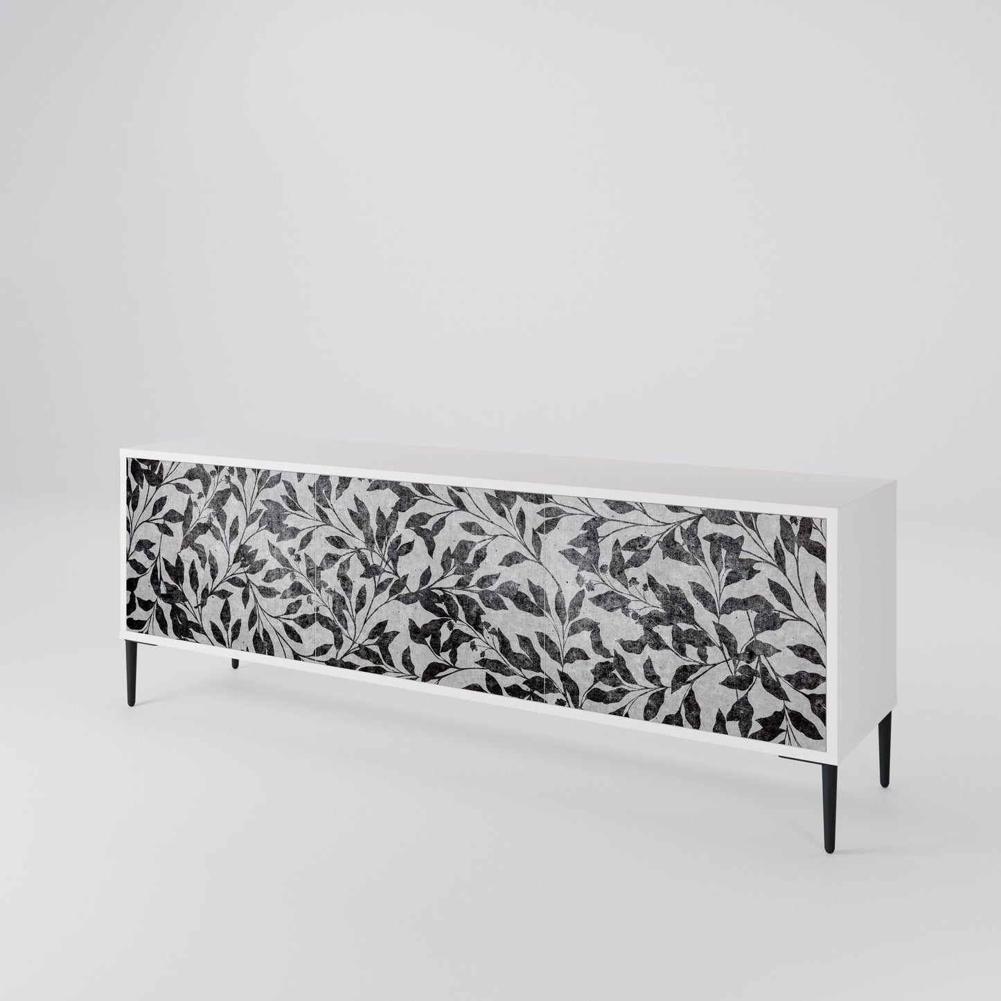 CHARCOAL SPROUT 3-Door TV Cabinet