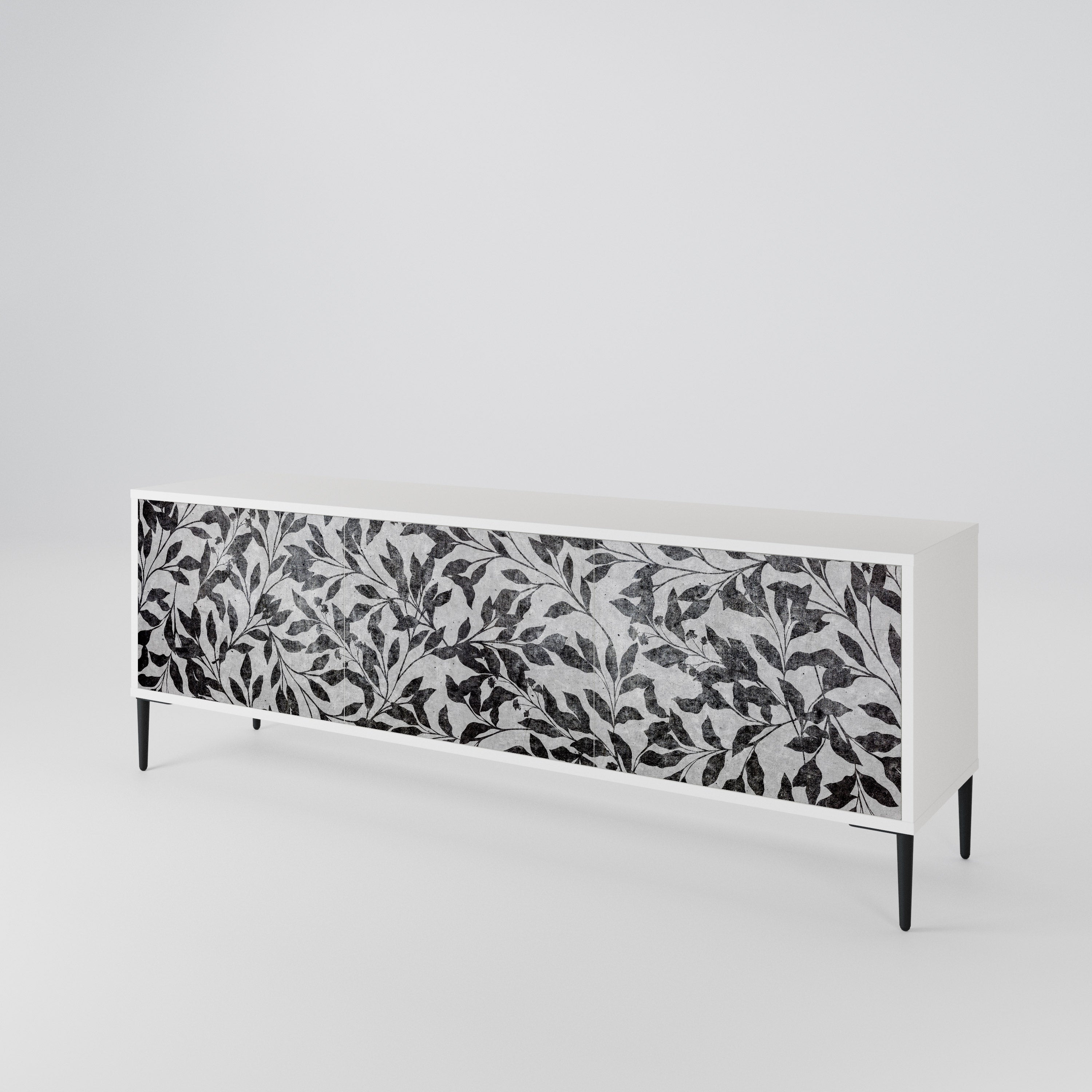 CHARCOAL SPROUT 3-Door TV Cabinet