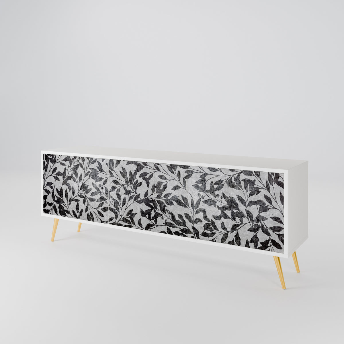 CHARCOAL SPROUT 3-Door TV Cabinet