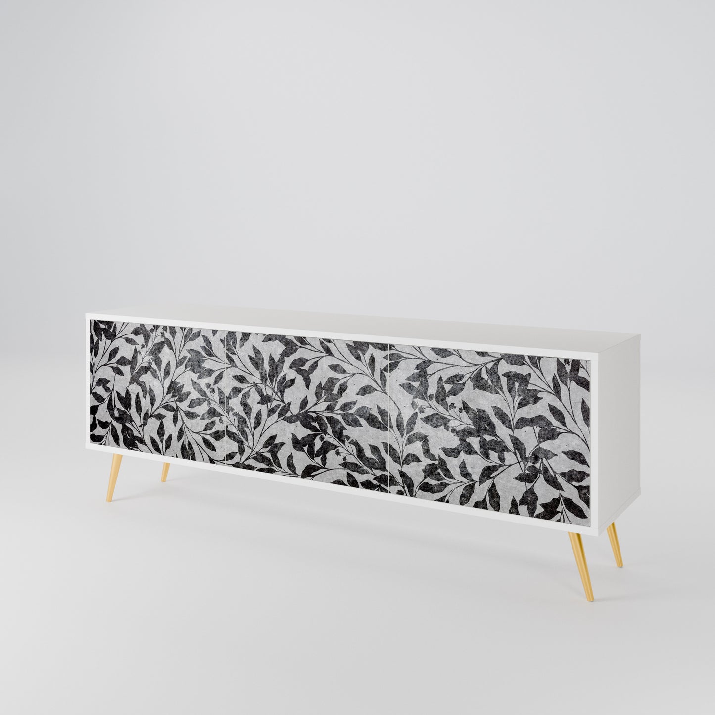 CHARCOAL SPROUT 3-Door TV Cabinet