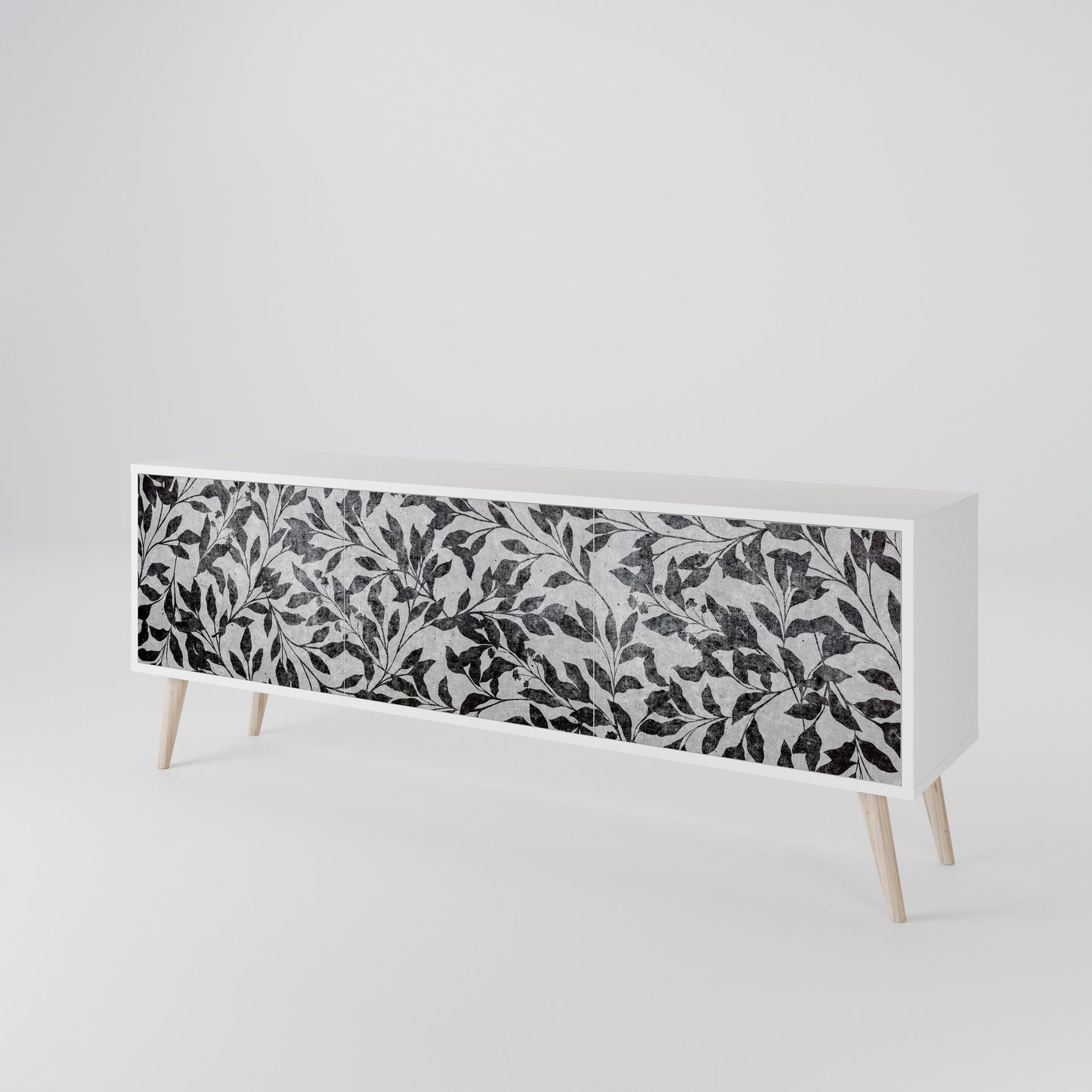 CHARCOAL SPROUT 3-Door TV Cabinet