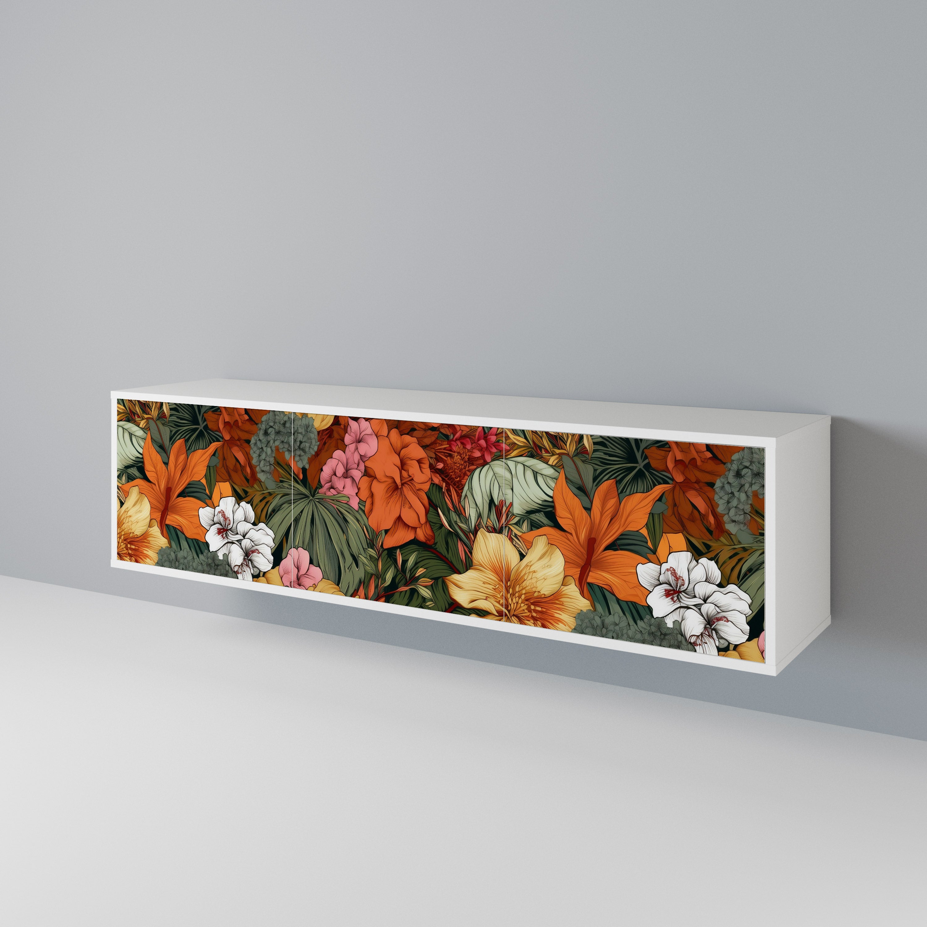 RADIANT FLORA 3-Door TV Cabinet