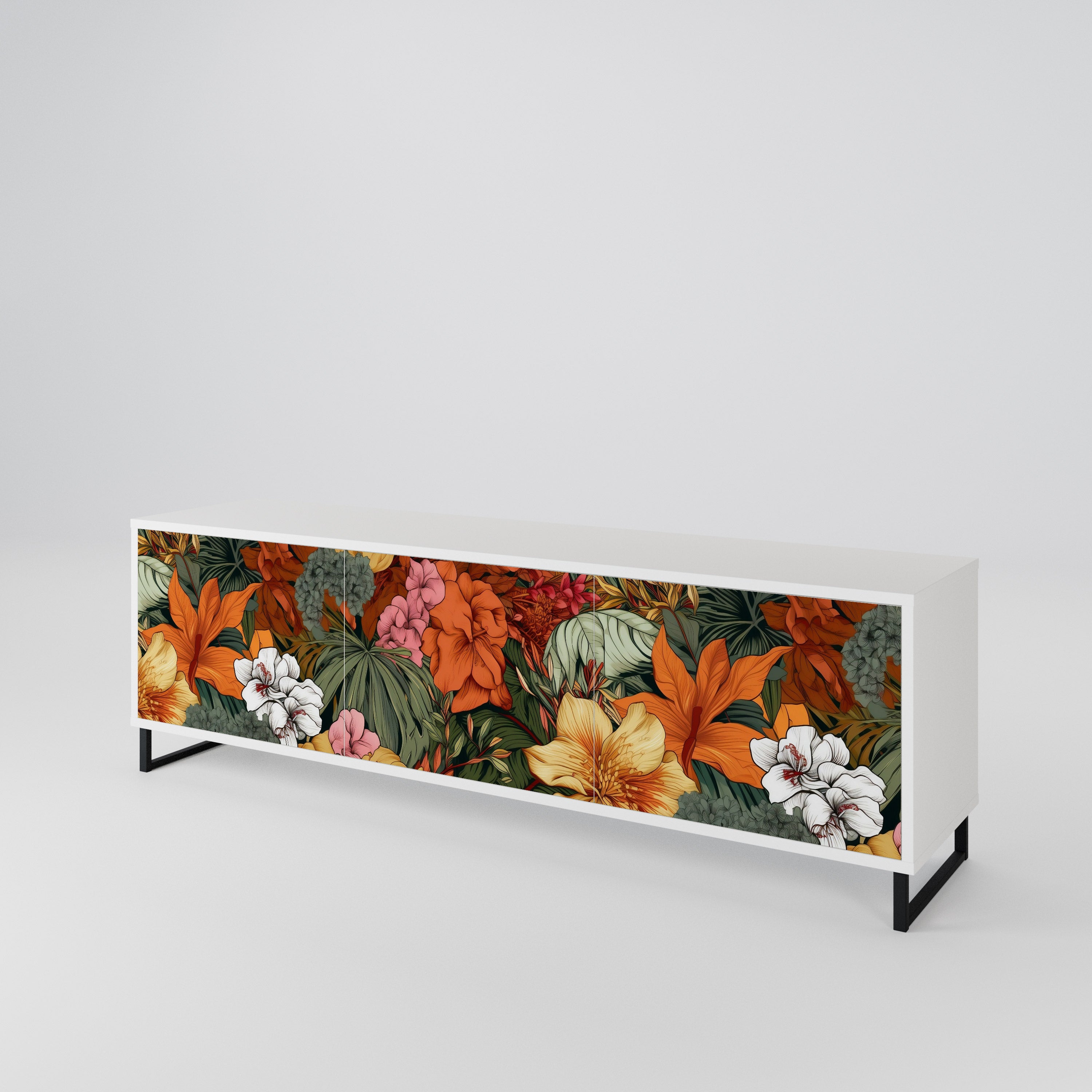 RADIANT FLORA 3-Door TV Cabinet