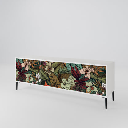 BOTANICAL EMERGENCE 3-Door TV Cabinet