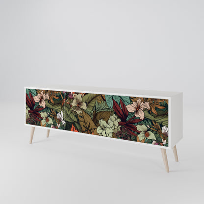 BOTANICAL EMERGENCE 3-Door TV Cabinet