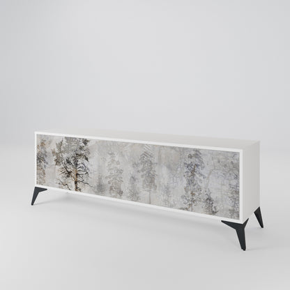 FADE IN THE TREES 3-Door TV Cabinet