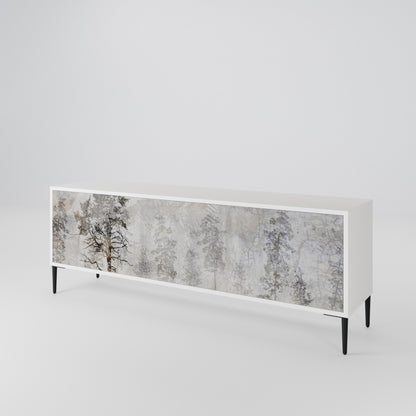FADE IN THE TREES 3-Door TV Cabinet