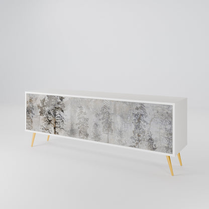FADE IN THE TREES 3-Door TV Cabinet