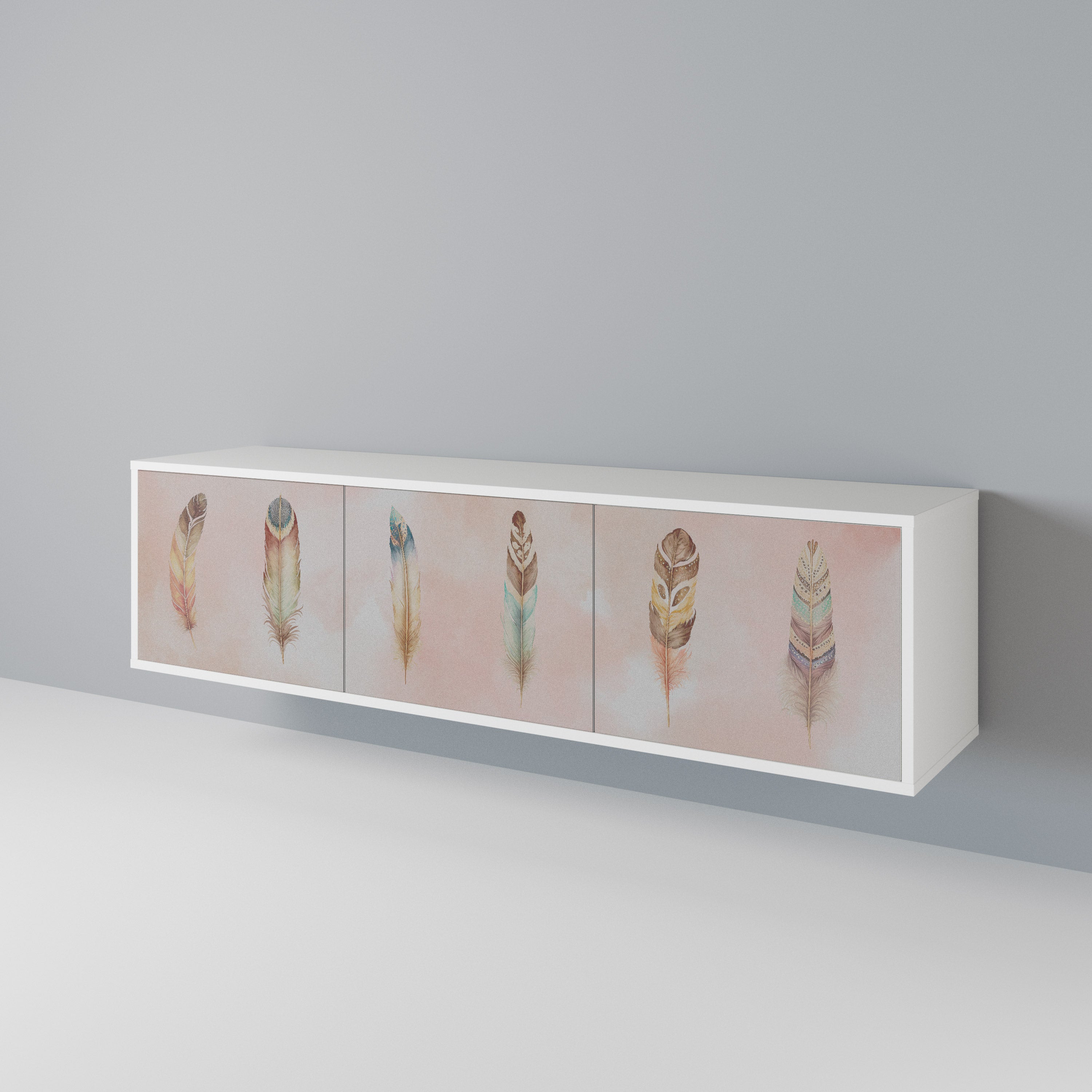 THE DELIQUESCE 3-Door TV Cabinet