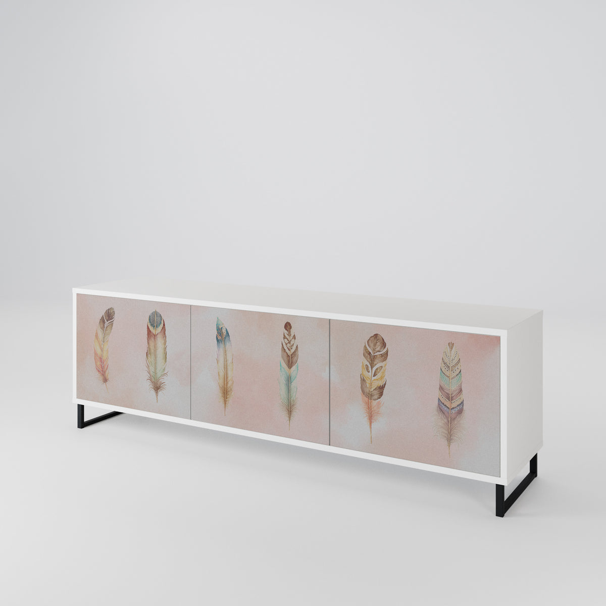 THE DELIQUESCE 3-Door TV Cabinet