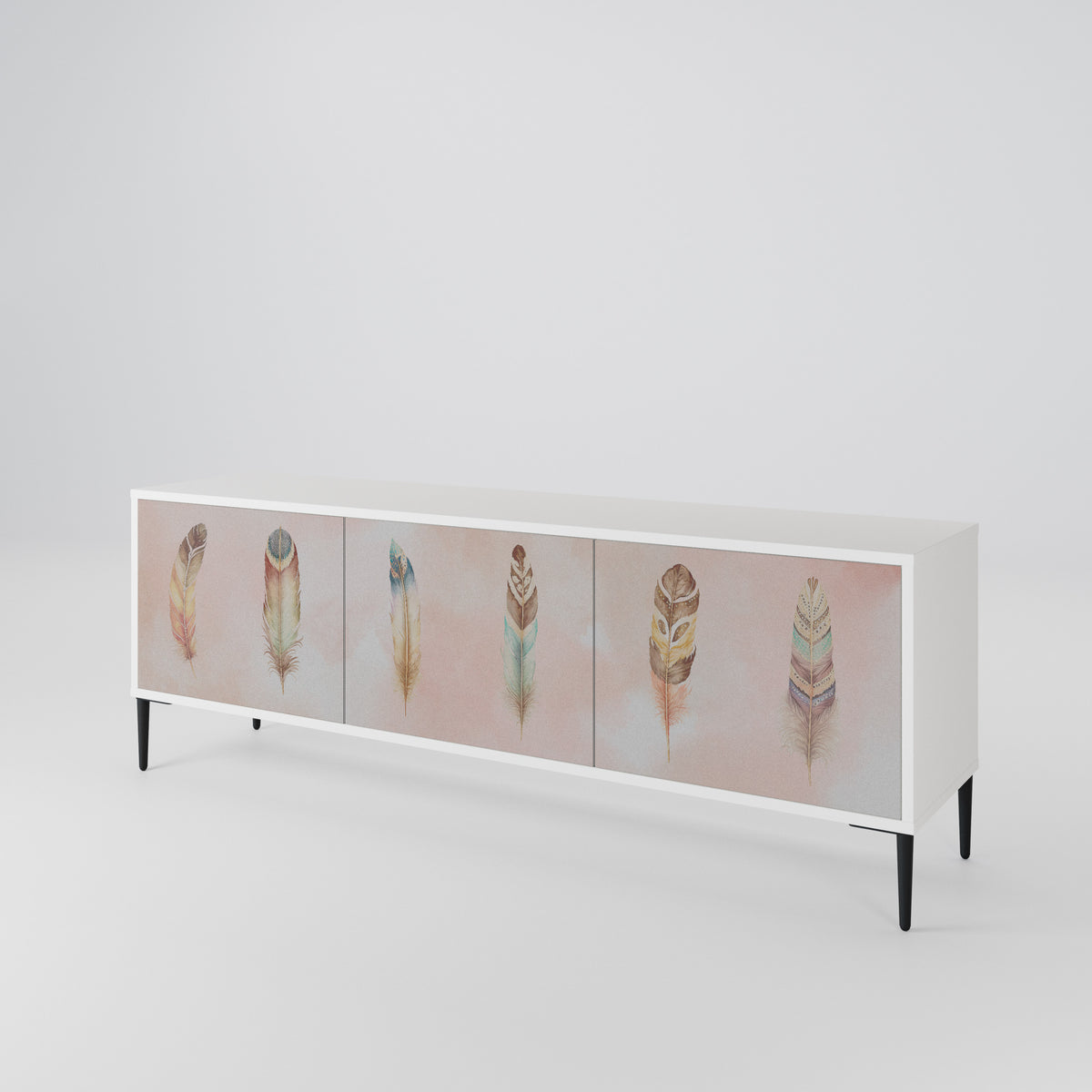 THE DELIQUESCE 3-Door TV Cabinet