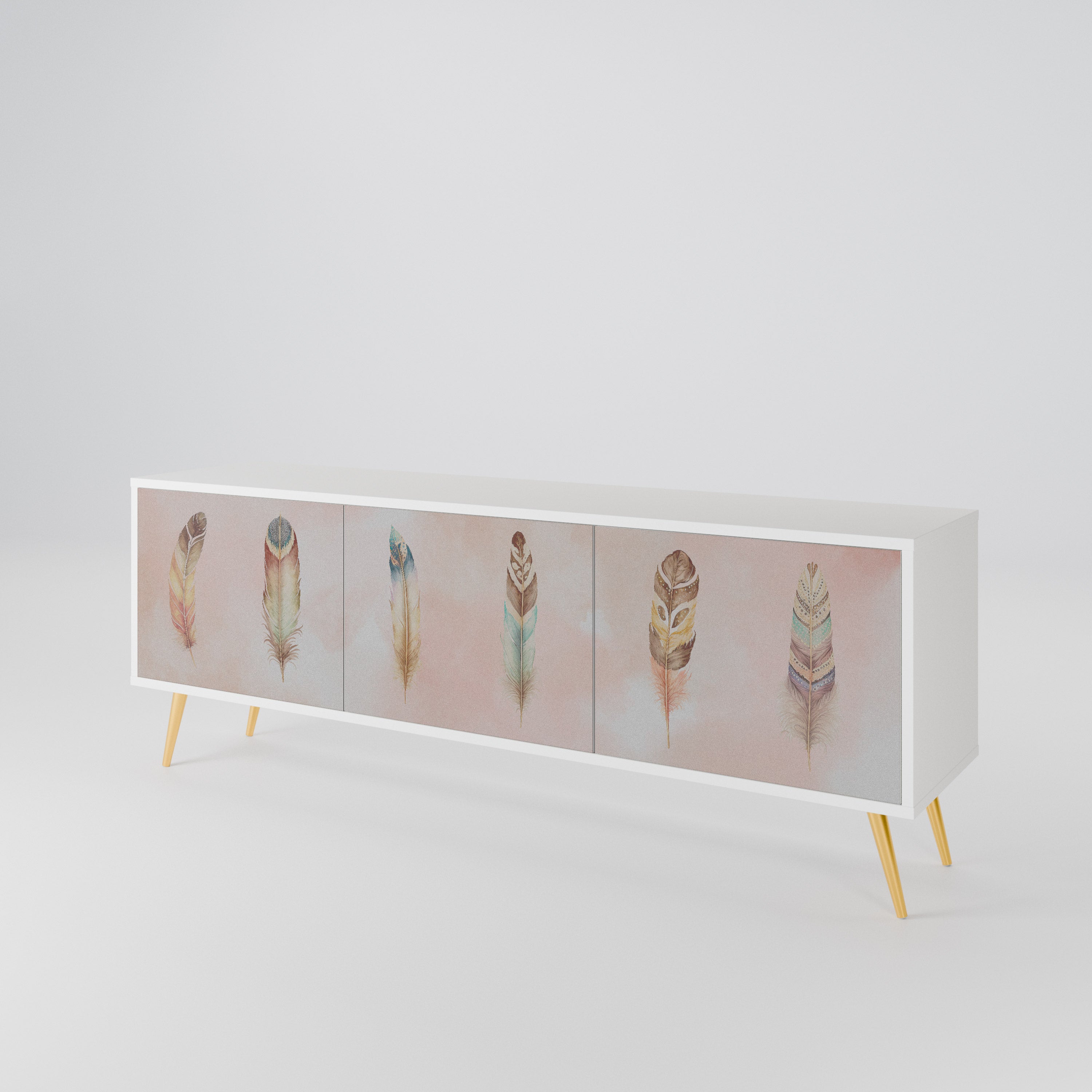 THE DELIQUESCE 3-Door TV Cabinet