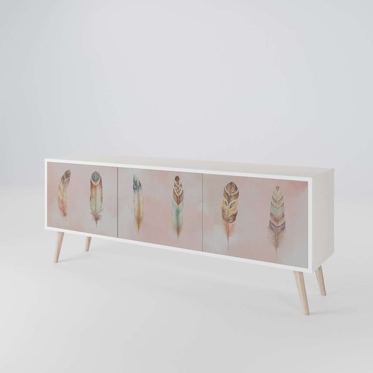 THE DELIQUESCE 3-Door TV Cabinet