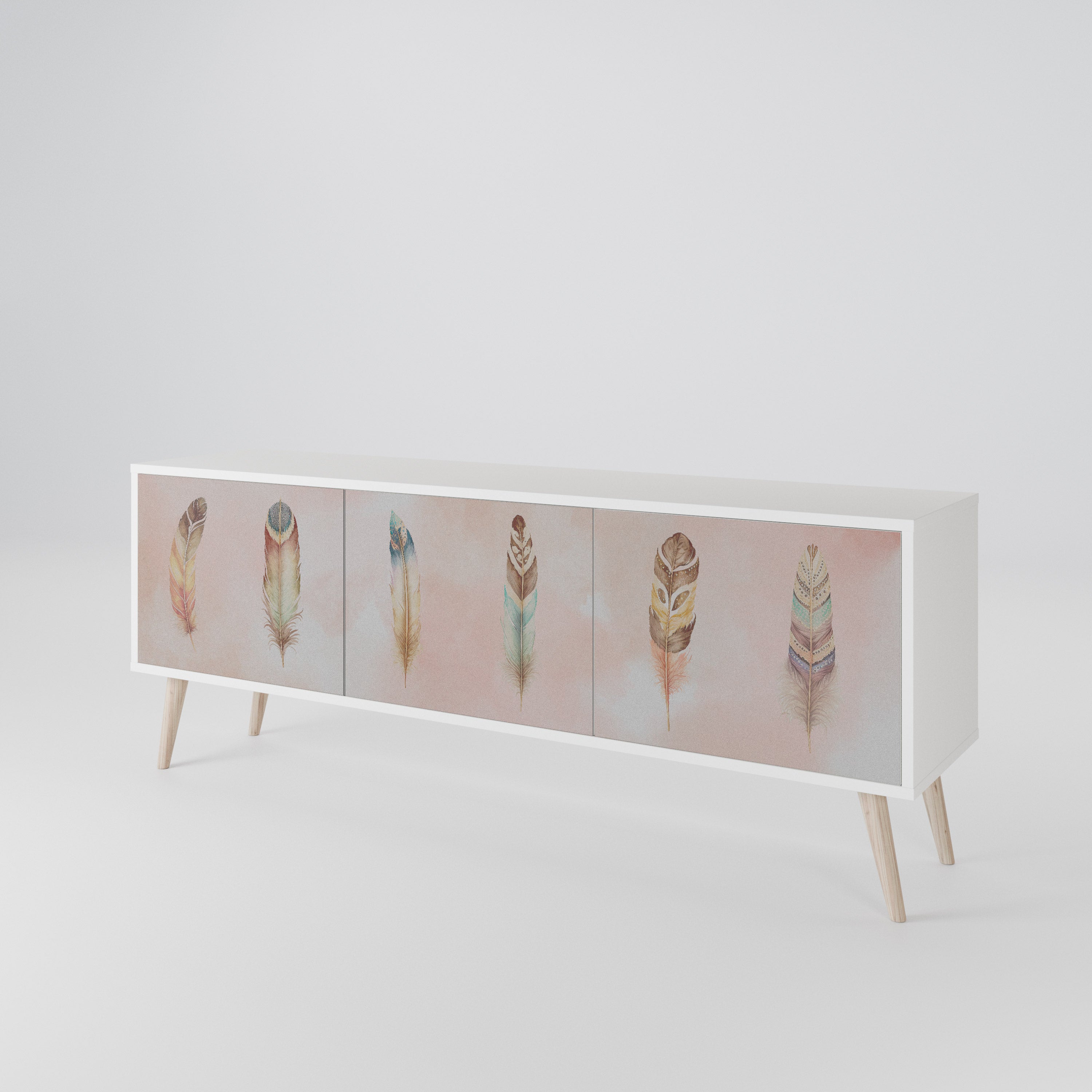 THE DELIQUESCE 3-Door TV Cabinet