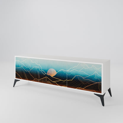 LUNAR SECRETS 3-Door TV Cabinet