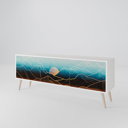 LUNAR SECRETS 3-Door TV Cabinet