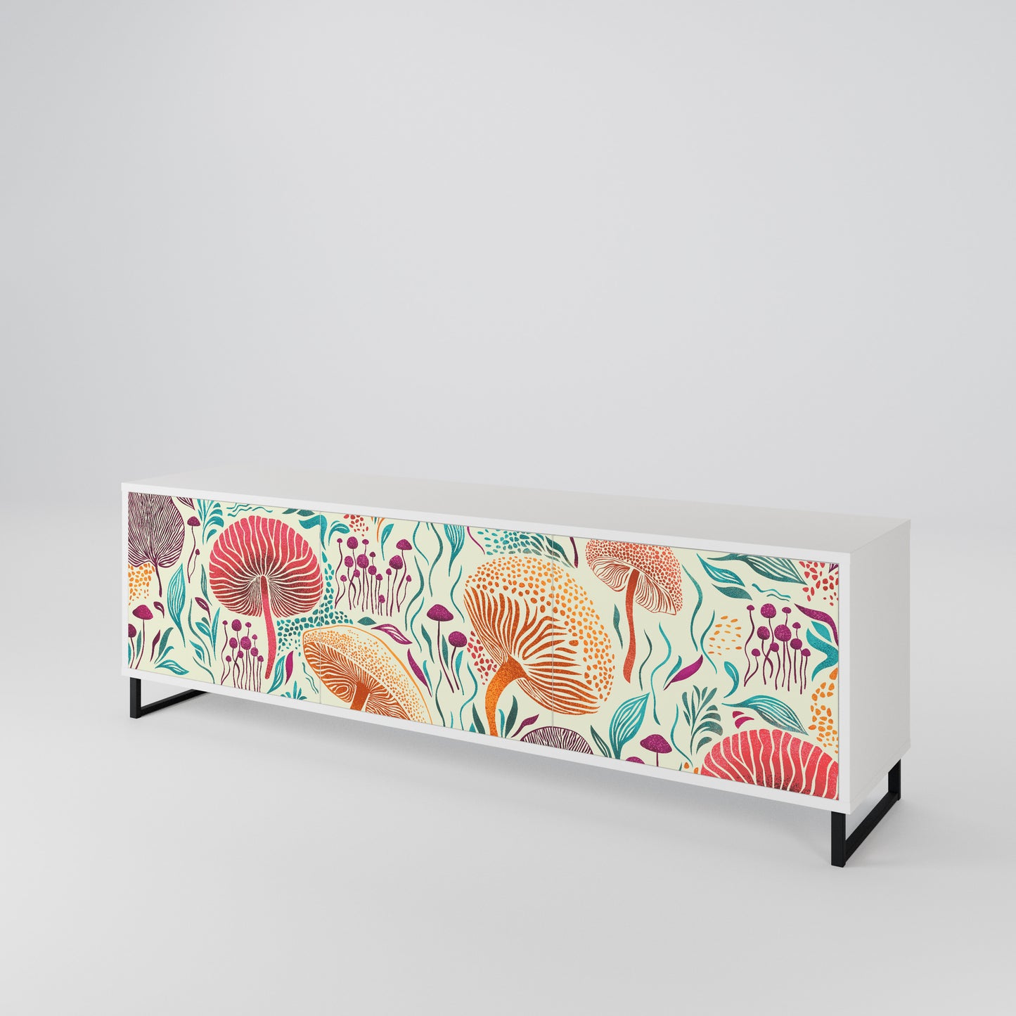 FUNGUS FANTASY 3-Door TV Cabinet