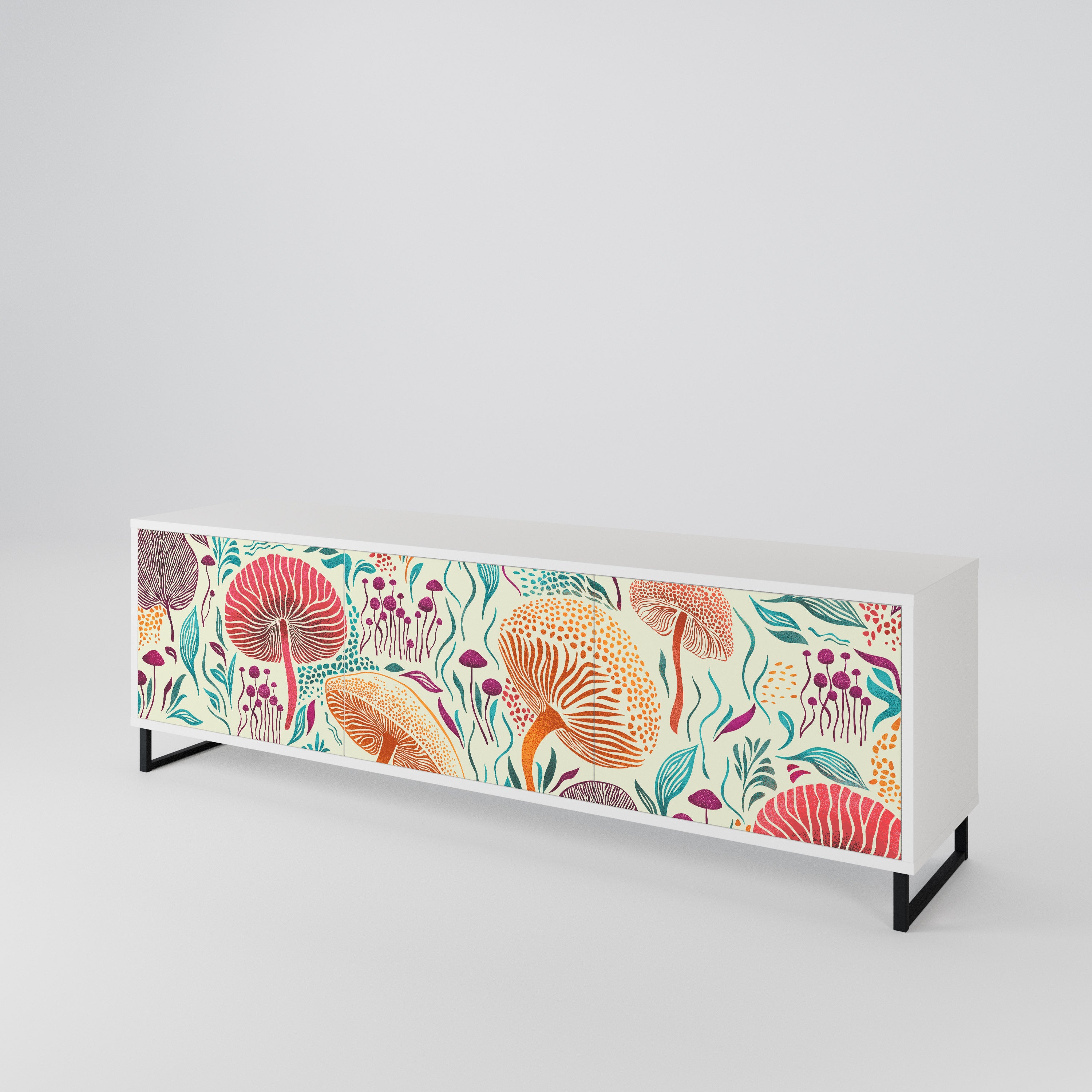 FUNGUS FANTASY 3-Door TV Cabinet