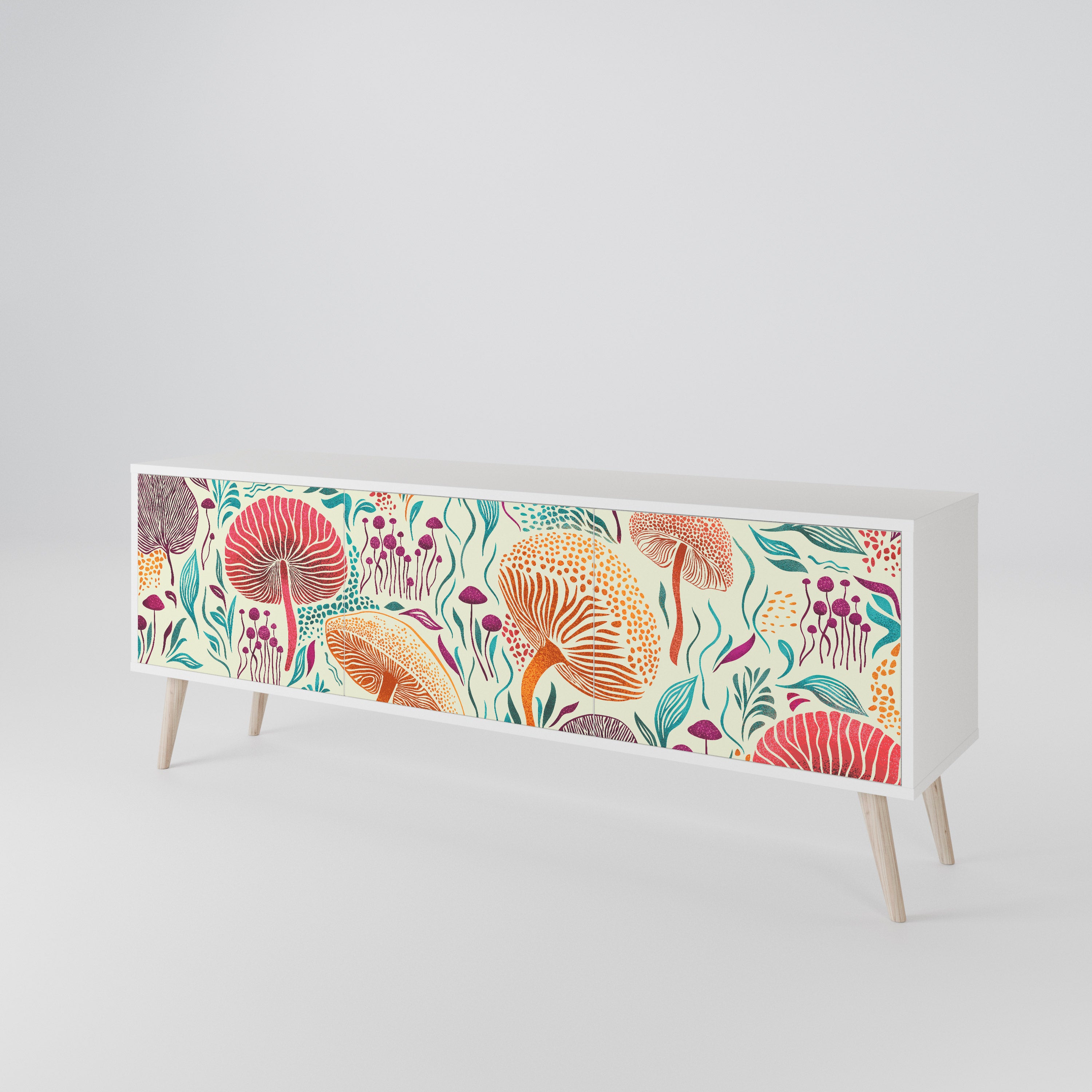 FUNGUS FANTASY 3-Door TV Cabinet