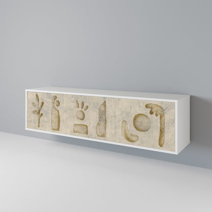 SAND SCULPTURES 3-Door TV Cabinet