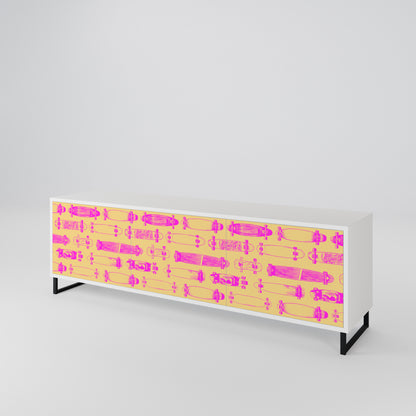 SKATEBOARD ARTISTRY 3-Door TV Cabinet