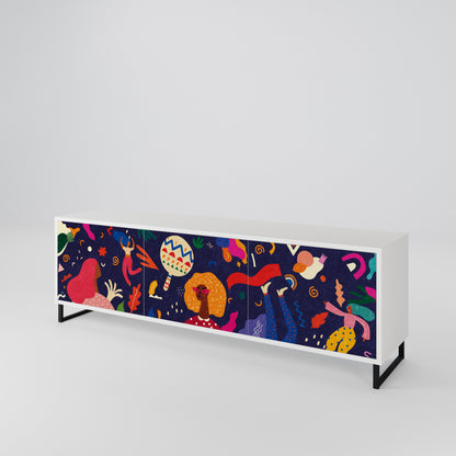 FESTIVE PLEASURES 3-Door TV Cabinet