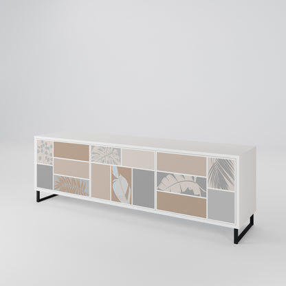 TROPICAL SHAPES 3-Door TV Cabinet