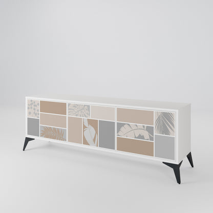 TROPICAL SHAPES 3-Door TV Cabinet