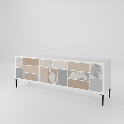 TROPICAL SHAPES 3-Door TV Cabinet
