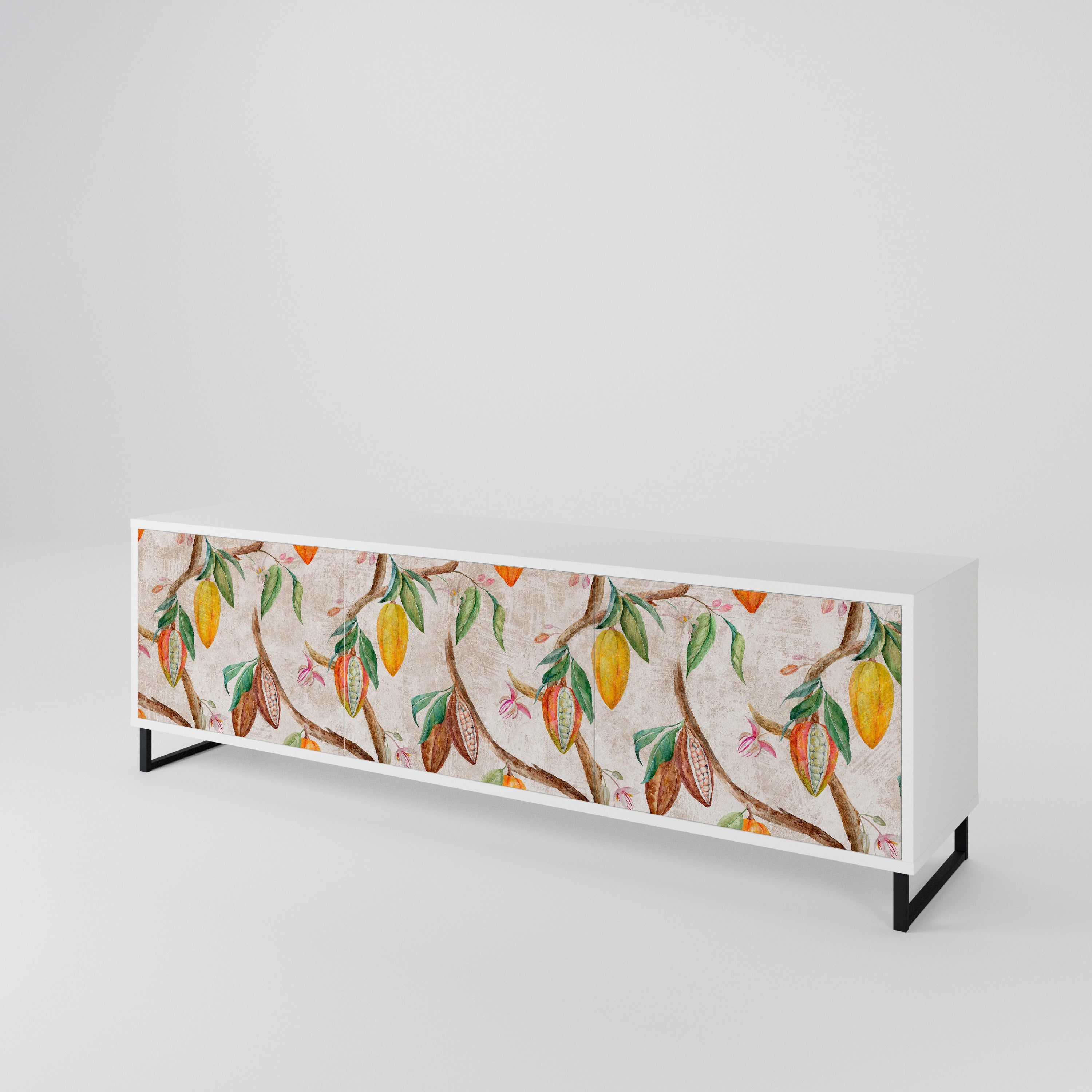 COCOA FRUITS 3-Door TV Cabinet