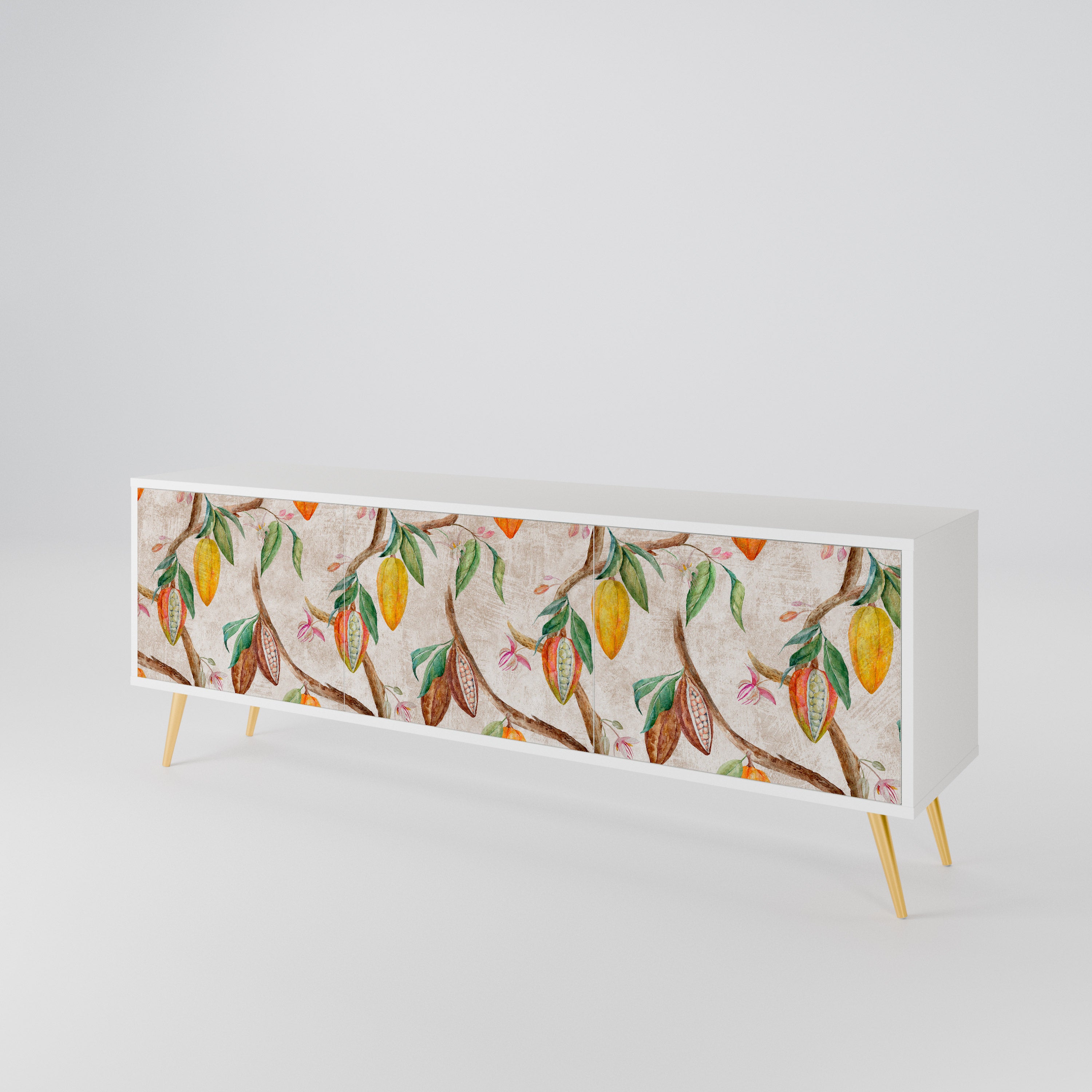 COCOA FRUITS 3-Door TV Cabinet