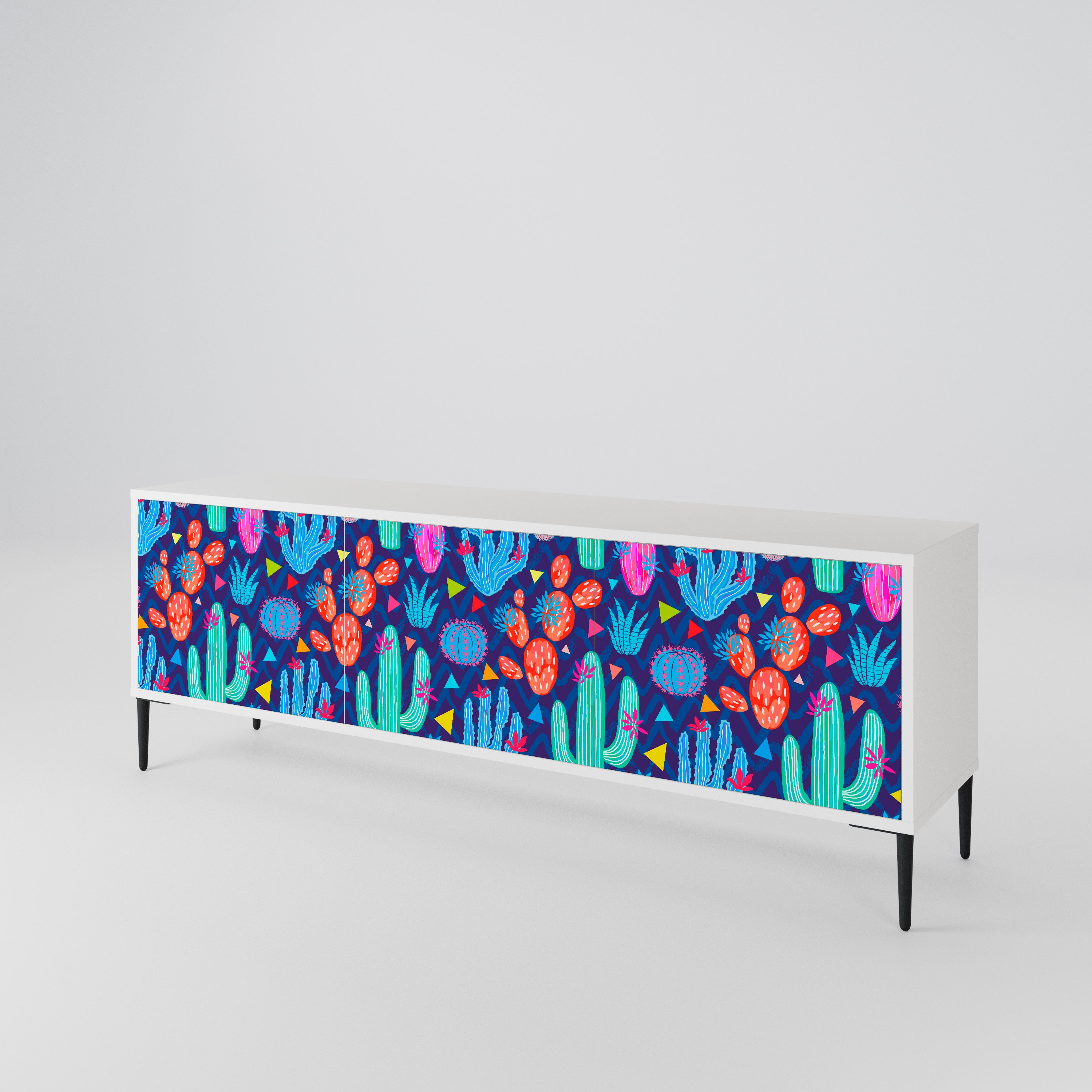 CACTUS VIBES 3-Door TV Cabinet
