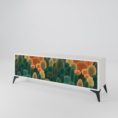 AUTUMN KALEIDOSCOPE 3-Door TV Cabinet