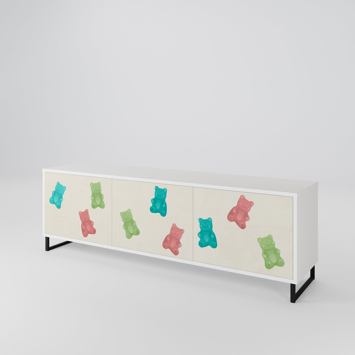 GUMMY BEARS 3-Door TV Cabinet