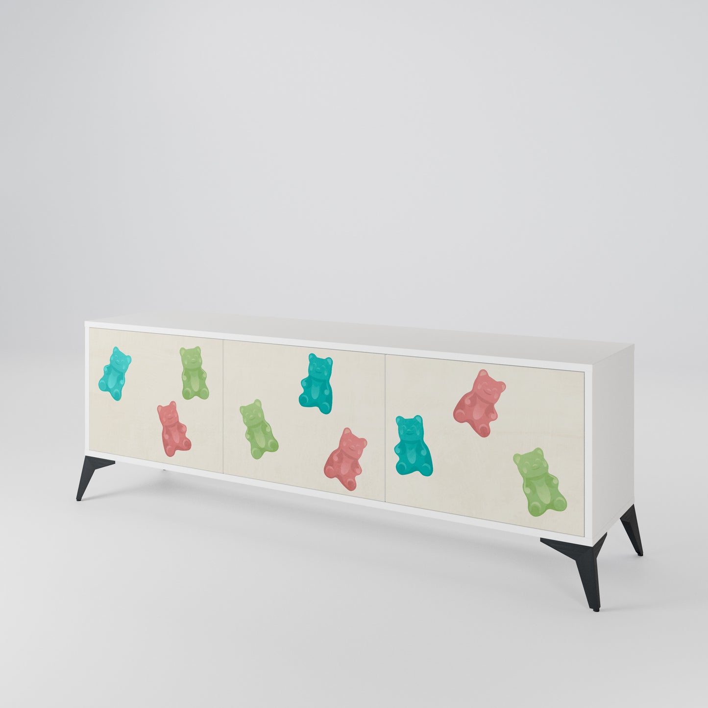 GUMMY BEARS 3-Door TV Cabinet